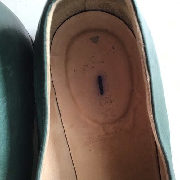 J. Crew Two Toned Oxfords Green/Grey  Size 7 - Picture 5 of 9